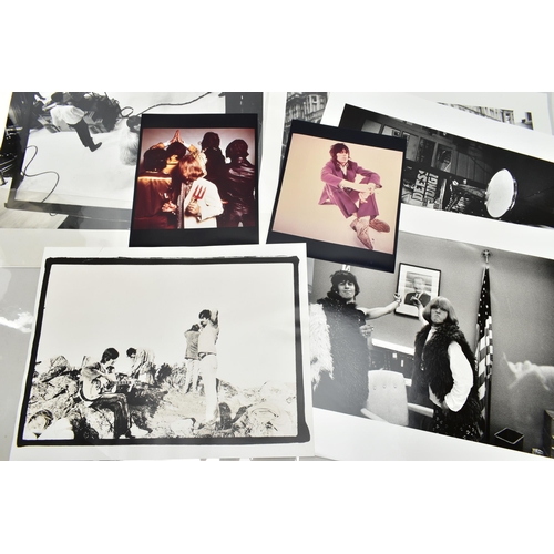 239 - MICHAEL COOPER PHOTOGRAPHS - THE ROLLING STONES eight copies of original photographs taken by Michae... 