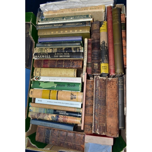 246 - BOOKS, Antiquarian and early 20th century, Historical, Geographical  and Religious titles, five boxe... 