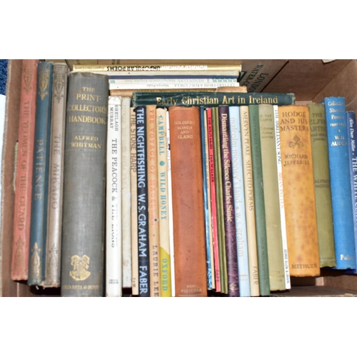 248 - BOOKS, four boxes containing approximately 140 miscellaneous titles, with some 1st Editions,  subjec... 