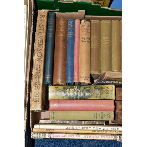 248 - BOOKS, four boxes containing approximately 140 miscellaneous titles, with some 1st Editions,  subjec... 