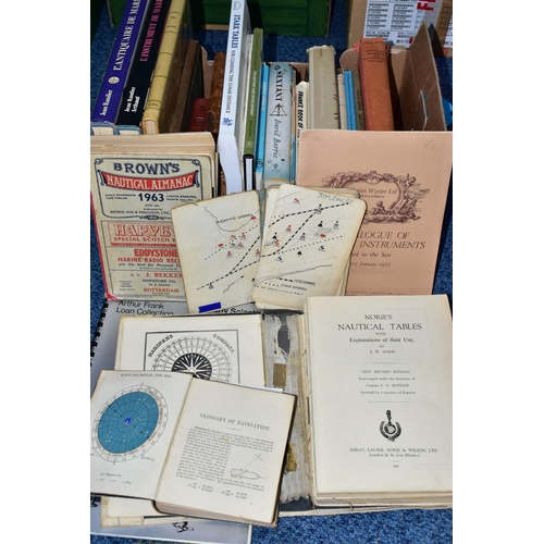 249 - NAUTICAL BOOKS, approximately twenty titles on the subject of Navigation to include Norie's Nautical... 