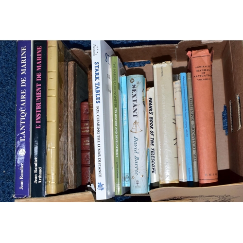 249 - NAUTICAL BOOKS, approximately twenty titles on the subject of Navigation to include Norie's Nautical... 