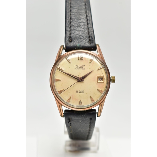 13 - THREE WATCHES, to include a 1960s 9ct yellow gold manual wind GARRARD wristwatch, cream dial with gi... 