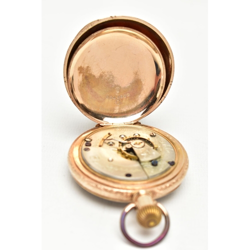 26 - THREE GOLD PLATED MANUAL WOUND OPEN FACE POCKET WATCHES, to include a ELGIN NATL WATCH CO.' pocket w... 