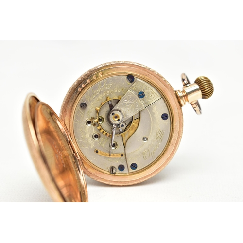 26 - THREE GOLD PLATED MANUAL WOUND OPEN FACE POCKET WATCHES, to include a ELGIN NATL WATCH CO.' pocket w... 