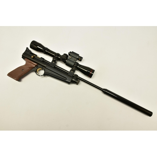 350 - A .22''  CROSMAN CO2 MODEL 2250B 'RAT CATCHER'  fitted with a Beamshop scope and silencer, serial nu... 