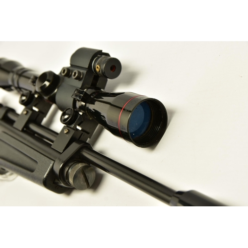 350 - A .22''  CROSMAN CO2 MODEL 2250B 'RAT CATCHER'  fitted with a Beamshop scope and silencer, serial nu... 