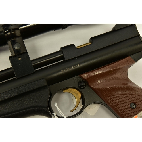 350 - A .22''  CROSMAN CO2 MODEL 2250B 'RAT CATCHER'  fitted with a Beamshop scope and silencer, serial nu... 