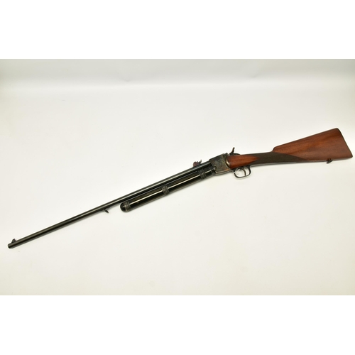 364 - A RARE ANTIQUE GIFFARD 8MM CALIBRE C02 SHOTGUN, serial number 2910 made by the Francaise dArmes et ... 