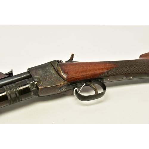 364 - A RARE ANTIQUE GIFFARD 8MM CALIBRE C02 SHOTGUN, serial number 2910 made by the Francaise dArmes et ... 