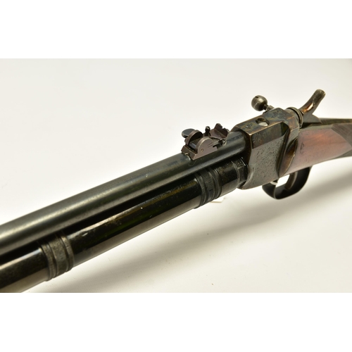 364 - A RARE ANTIQUE GIFFARD 8MM CALIBRE C02 SHOTGUN, serial number 2910 made by the Francaise dArmes et ... 