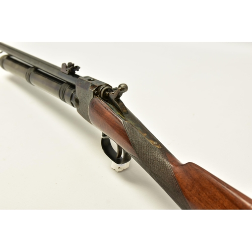 364 - A RARE ANTIQUE GIFFARD 8MM CALIBRE C02 SHOTGUN, serial number 2910 made by the Francaise dArmes et ... 