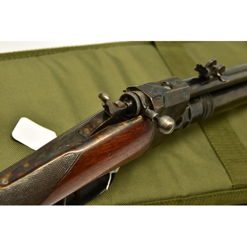 364 - A RARE ANTIQUE GIFFARD 8MM CALIBRE C02 SHOTGUN, serial number 2910 made by the Francaise dArmes et ... 