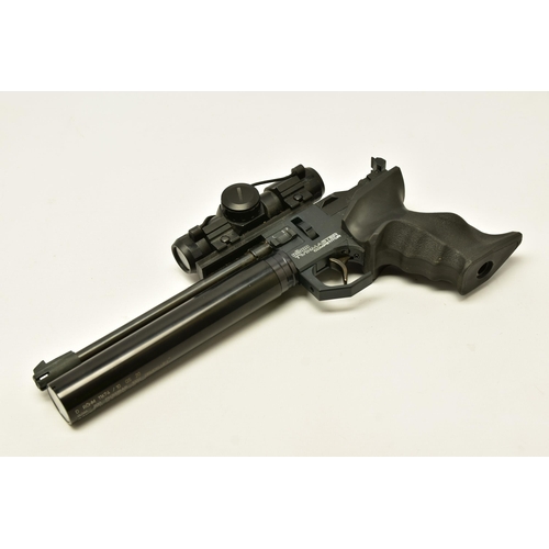 376 - A .177'' CO2 HIGH QUALITY ROHM TWINMASTER COMPETITOR AIR PISTOL, serial number RU102101137 fitted wi... 