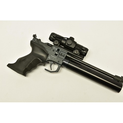 376 - A .177'' CO2 HIGH QUALITY ROHM TWINMASTER COMPETITOR AIR PISTOL, serial number RU102101137 fitted wi... 