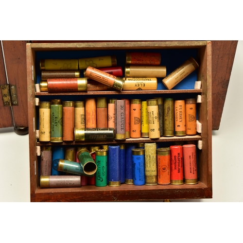 379 - COLLECTORS CARTRIDGES, (Purchaser must be the holder of a Shotgun Certificate), a four drawer table ... 