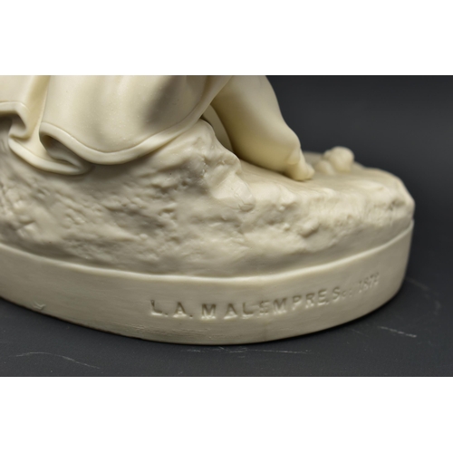 141 - A 19TH CENTURY COPELAND PARIAN FIGURE 'SPRING', designed by L.A. Malempre, modelled as a young woman... 