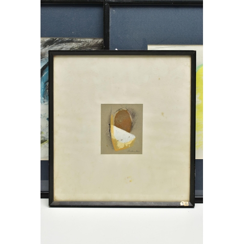 294 - GRAHAM BENTON R.B.S.A (BRITISH 1934-2022) FOUR ABSTRACT STUDIES, comprising of two works signed and ... 