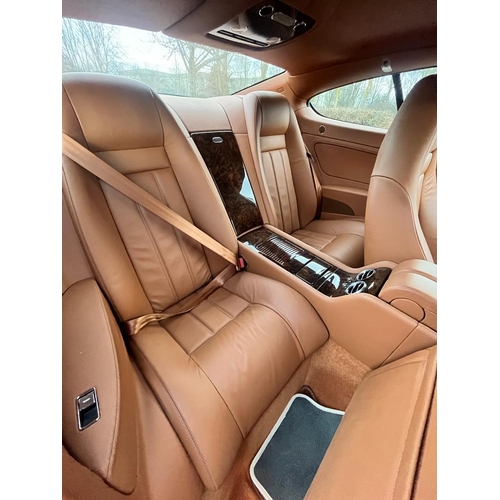 A BENTLEY CONTINENTAL GT AUTO COUPE CAR, with 'V12 ROY' private