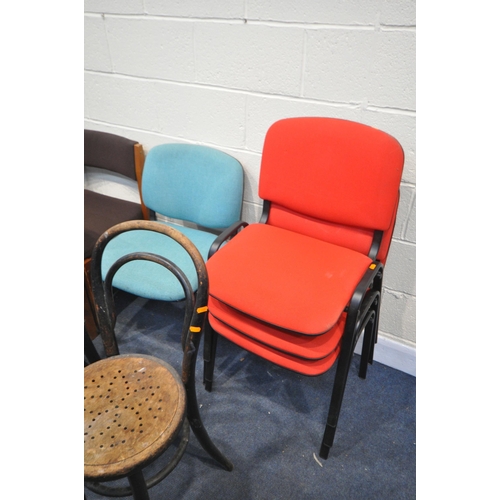 1220 - A LARGE SELECTION OF CHAIRS, of various ages, styles and materials (19)