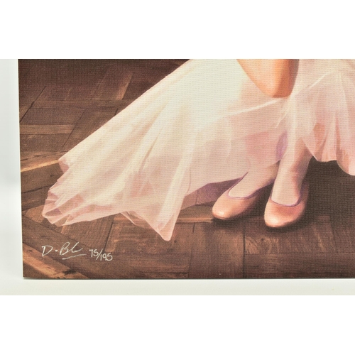 308 - DARREN BAKER (BRITISH 1976) 'BALLET SHOES I & II', two signed limited edition prints depicting young... 