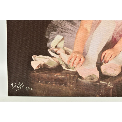 308 - DARREN BAKER (BRITISH 1976) 'BALLET SHOES I & II', two signed limited edition prints depicting young... 