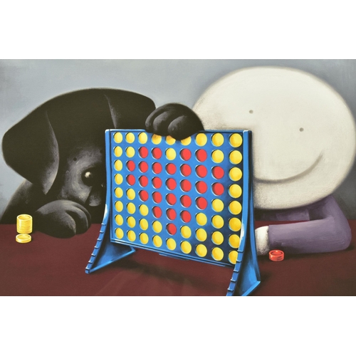 315 - DOUG HYDE (BRITISH 1972) 'CONNECT FOR LOVE', a signed limited edition print depicting a figure playi... 