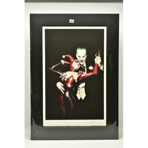 318 - ALEX ROSS FOR DC COMICS (AMERICAN CONTEMPORARY) 'TANGO WITH EVIL', a signed limited edition print de... 