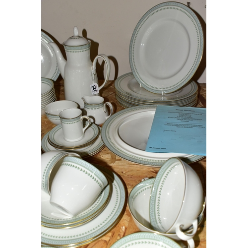 325 - AN EIGHTY EIGHT PIECE ROYAL DOULTON BERKSHIRE DINNER SERVICE TC1021, comprising a coffee pot, a  cre... 