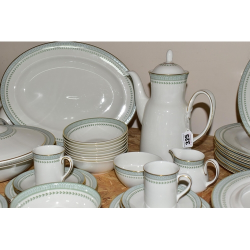 325 - AN EIGHTY EIGHT PIECE ROYAL DOULTON BERKSHIRE DINNER SERVICE TC1021, comprising a coffee pot, a  cre... 