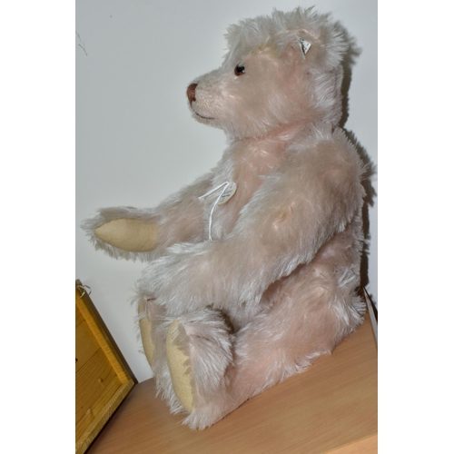 350 - A STEIFF LIMITED EDITION 'TEDDY ROSE, 1927 REPLICA' TEDDY BEAR, numbered 1881/7000, with pale dusky ... 