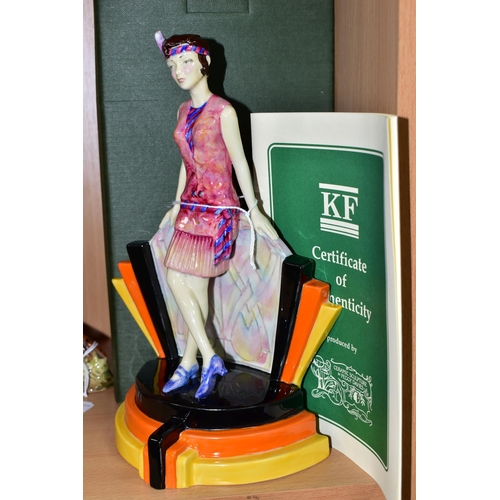 397 - A BOXED LIMITED EDITION  KEVIN FRANCIS 'HULLABALU-LU' FIGURINE, with certificate of authenticity, fi... 