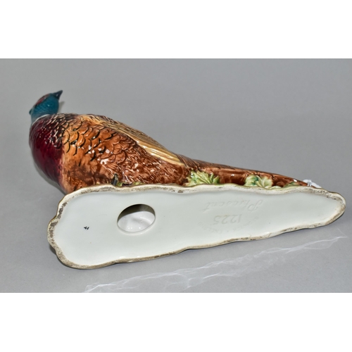 398 - A BESWICK PHEASANT FIGURE, impressed mark to base 1225. height 20cm (1) (Condition Report: small lum... 