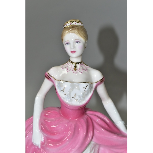 399 - A COALPORT 'MILLENNIUM DEBUT' LIMITED EDITION FIGURINE, 334/7500, designed by Elizabeth Emanuel, hei... 