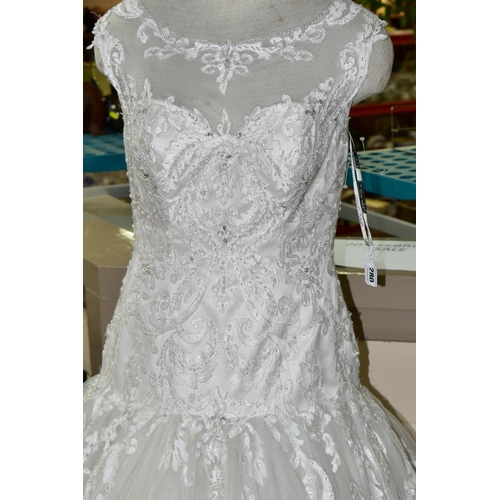 280 - TWENTY WEDDING DRESSES, retail stock clearance (may have marks and minor damage) varying in styles a... 