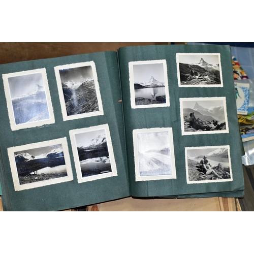 439 - SEVEN PHOTOGRAPH ALBUMS, six dating from the 1940's and Edwardian era featuring Family photographs a... 