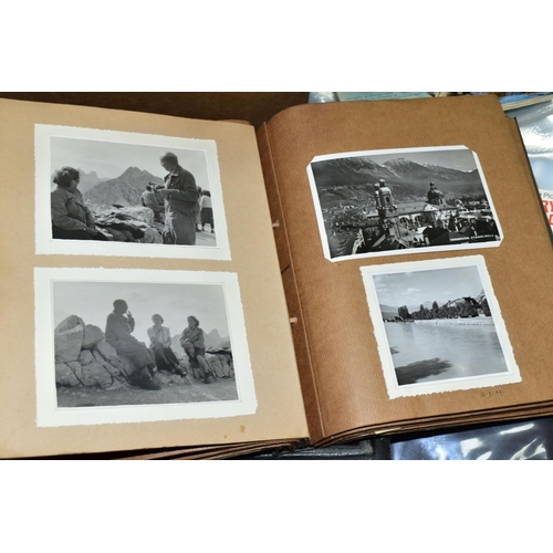 439 - SEVEN PHOTOGRAPH ALBUMS, six dating from the 1940's and Edwardian era featuring Family photographs a... 