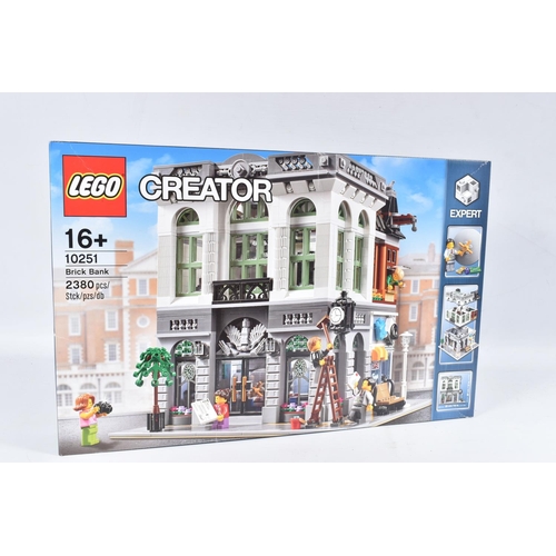 55 - A FACTORY SEALED LEGO CREATOR EXPERT BRICK BANK, model no. 10251, 2380 pieces, never been opened wit... 