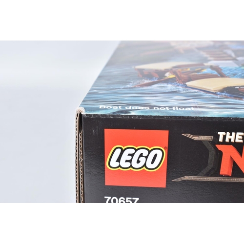 59 - A FACTORY SEALED LEGO 'THE NINJAGO MOVIE' CITY DOCKS, model no. 70657, never opened with factory sea... 