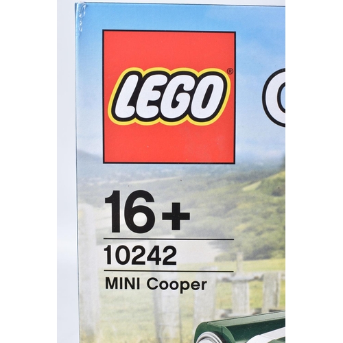 61 - A FACTORY SEALED LEGO CREATOR EXPERT MINI COOPER, model no. 10242, 1077 pieces, never opened with fa... 