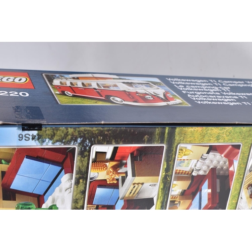 63 - A FACTORY SEALED LEGO CREATOR EXPERT VOLKSWAGON T1 CAMPER VAN, model no. 10220, 1334 pieces, never o... 