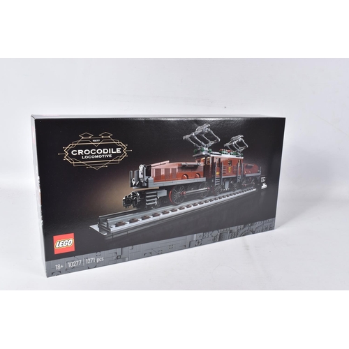 64 - A FACTORY SEALED LEGO CREATOR EXPERT CROCODILE LOCOMOTIVE, model no. 10277, 1271 pieces, with untouc... 