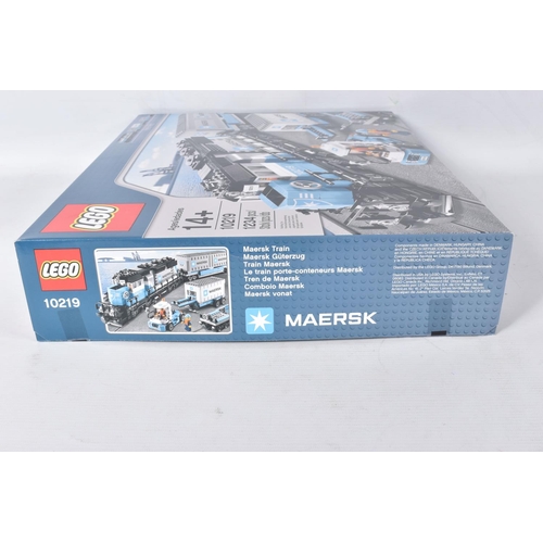 66 - A FACTORY SEALED LEGO CREATOR EXPERT 'MAERSK' TRAIN, model no. 10219, 1234 pieces, never opened with... 