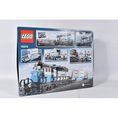 66 - A FACTORY SEALED LEGO CREATOR EXPERT 'MAERSK' TRAIN, model no. 10219, 1234 pieces, never opened with... 