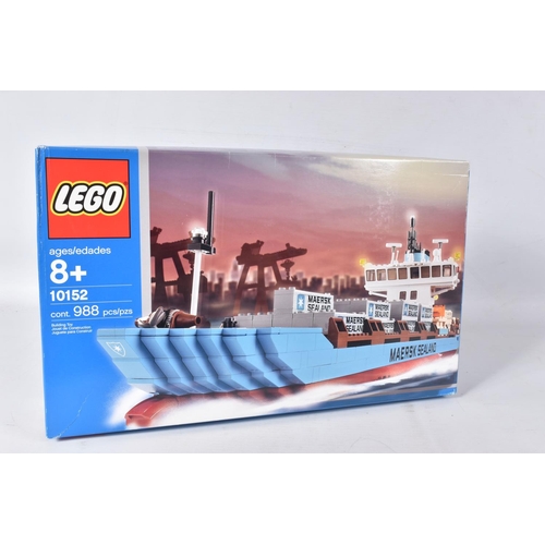 67 - A FACTORY SEALED LEGO CITY 'MAERSK SEALAND' CONTAINER SHIP, model no. 10152, box states 'cont. 988 p... 