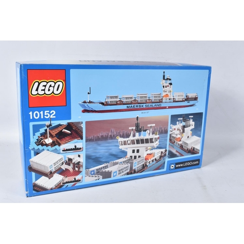 67 - A FACTORY SEALED LEGO CITY 'MAERSK SEALAND' CONTAINER SHIP, model no. 10152, box states 'cont. 988 p... 