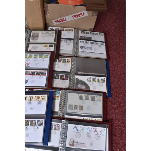 1 - WORLDWIDE COLLECTION OF STAMPS IN A BOX, we note some kiloware, packets of stamps, covers, odds of G... 