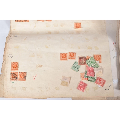 11 - LARGE OLD FOLIO OF GB OLDER LOW VALUE USED STAMPS, main interest in approximately one hundred and tw... 