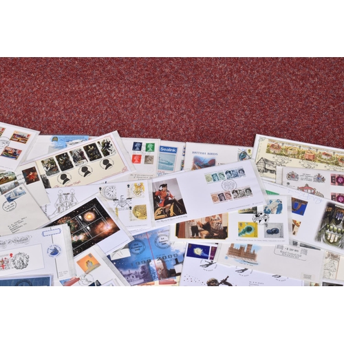 28 - MOSTLY GB FDCS IN FIVE SHOE BOXES, dating from the 1960s to 2000s some are signed and there are many... 