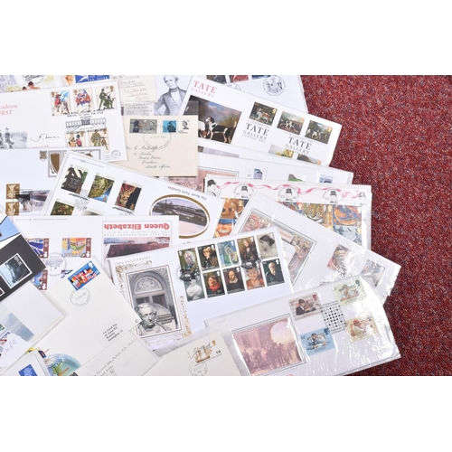 28 - MOSTLY GB FDCS IN FIVE SHOE BOXES, dating from the 1960s to 2000s some are signed and there are many... 